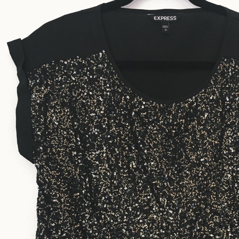 Express Sequin Blouse